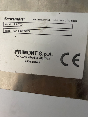 Льдогенератор   Scotsman Ice MAR 108   SIS 700.  1850