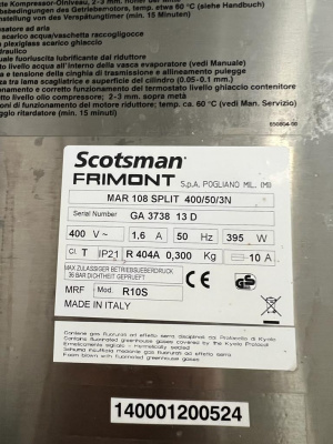 Льдогенератор   Scotsman Ice MAR 108   SIS 700.  1850