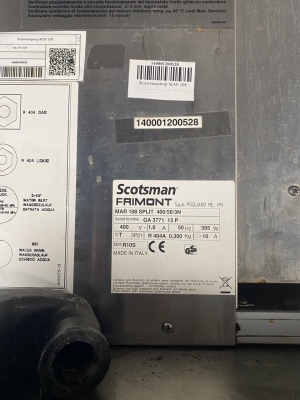 Льдогенератор   Scotsman Ice MAR 108   SIS 700.  1850