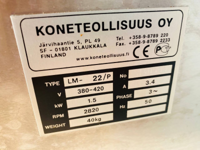 Мясорубка Koneteollisuus Oy (KT) LM-22/P. А541