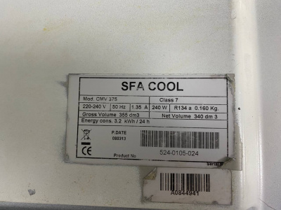 Шкаф холодильный SFA GOOl CMV-375-FS. А1659