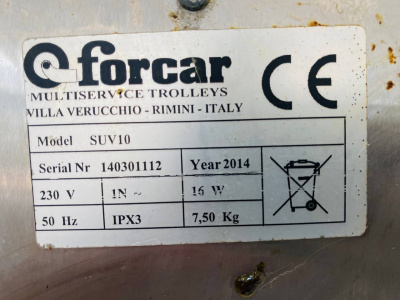 Стерилизатор для ножей ультрафиолетовый Forcar KCR 10. А359
