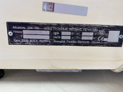 Весы с печатью DIGI SM-100 Р. А180